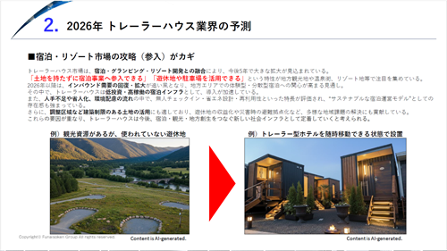 【トレーラーハウス販売＆トレーラーホテル】 時流予測レポート2026