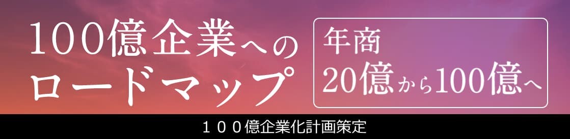 船井総研の年商100億円企業ロードマップ支援