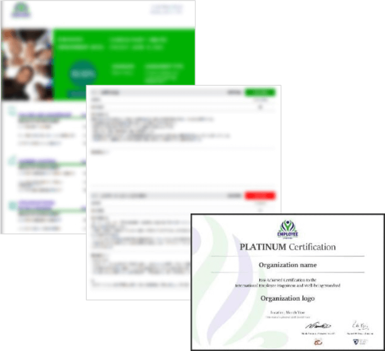 組織力診断の画面イメージ