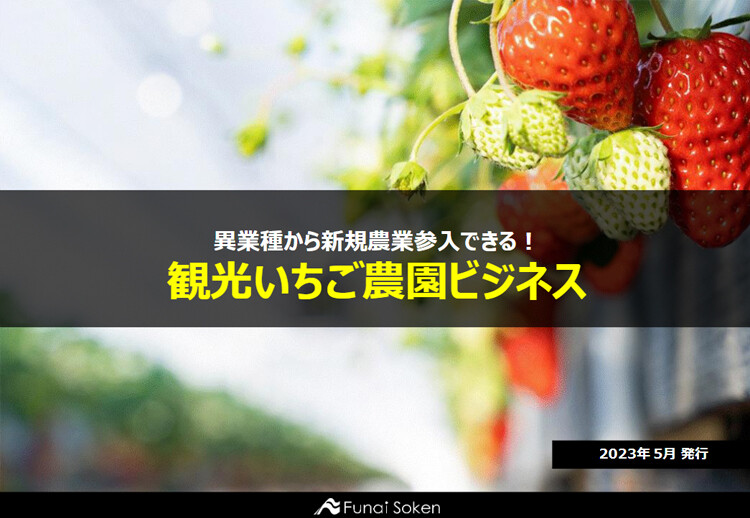 異業種から新規農業参入できる！観光いちご農園ビジネス