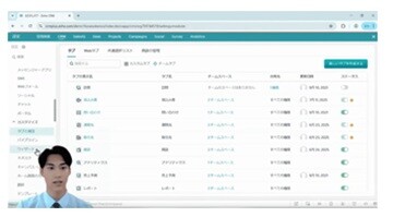 個別伴走支援 オンラインレクチャーの様子