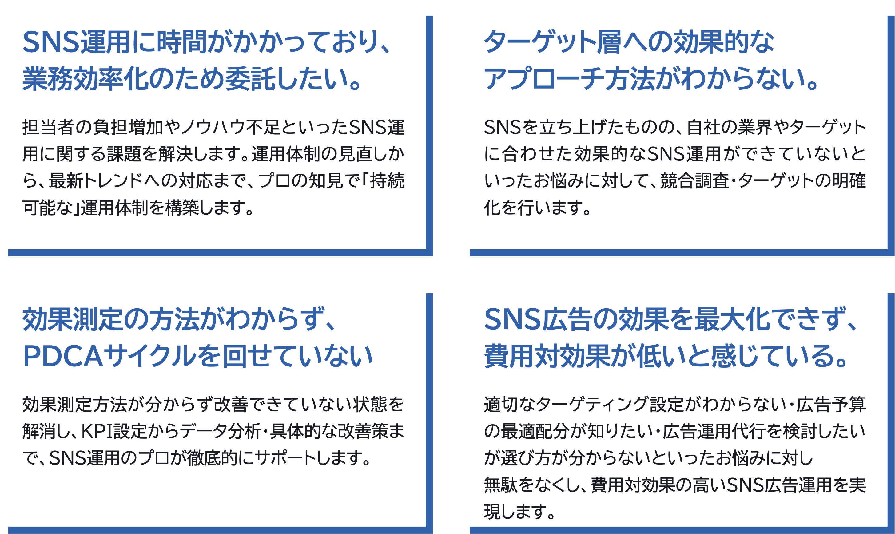 よくあるご相談内容4件