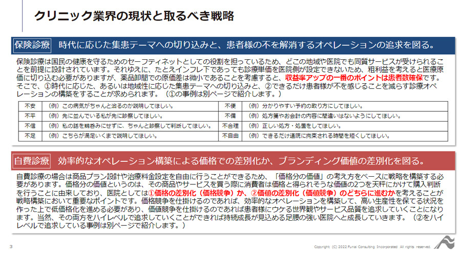 ～事例に学ぶ！コロナ禍・インフレ下で攻めの経営を実現したクリニック！～