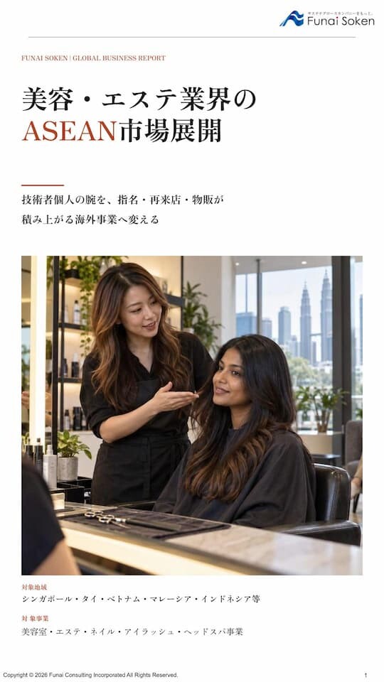 美容・エステ業界のASEAN市場展開