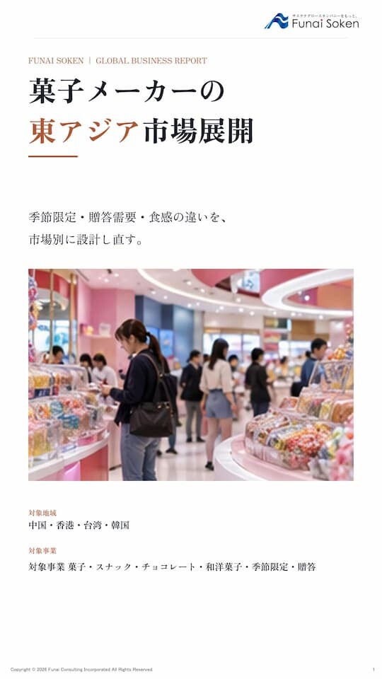 菓子メーカーの東アジア市場展開