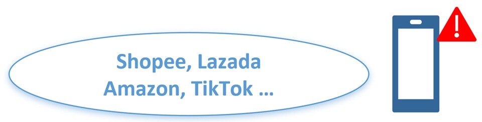 Shopee, Lazada, Amazon, TikTok ... / リスク管理